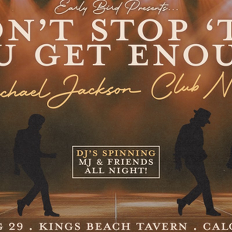 Don't Stop 'Til You Get Enough: Michael Jackson Club Night