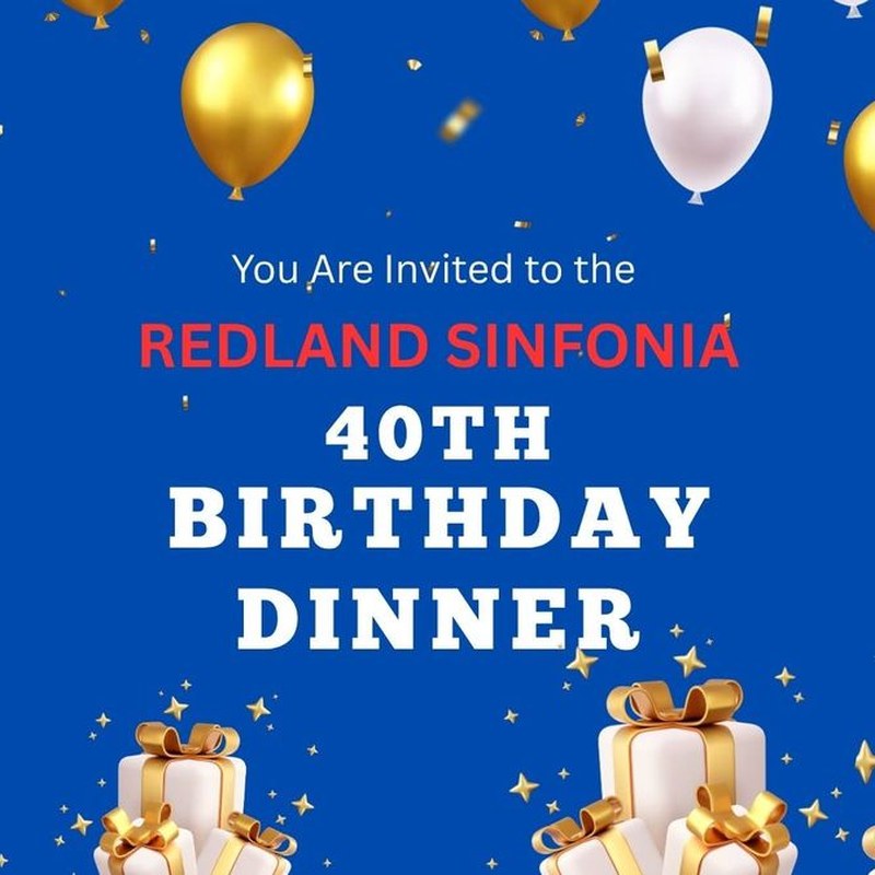 Redland Sinfonia 40th Anniversary Dinner