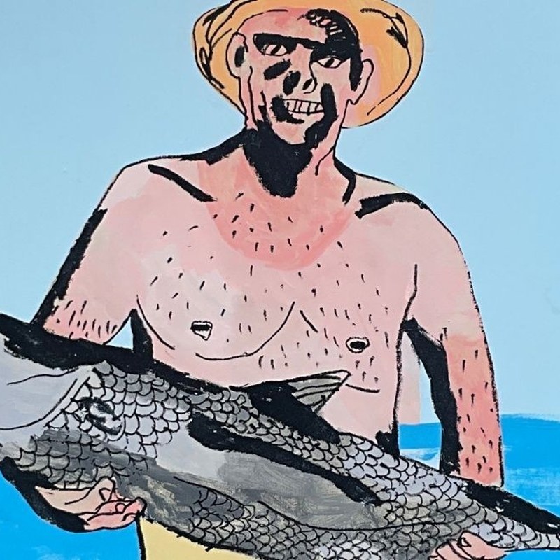 FISHO: Cast Your Line Drop-In Art Game