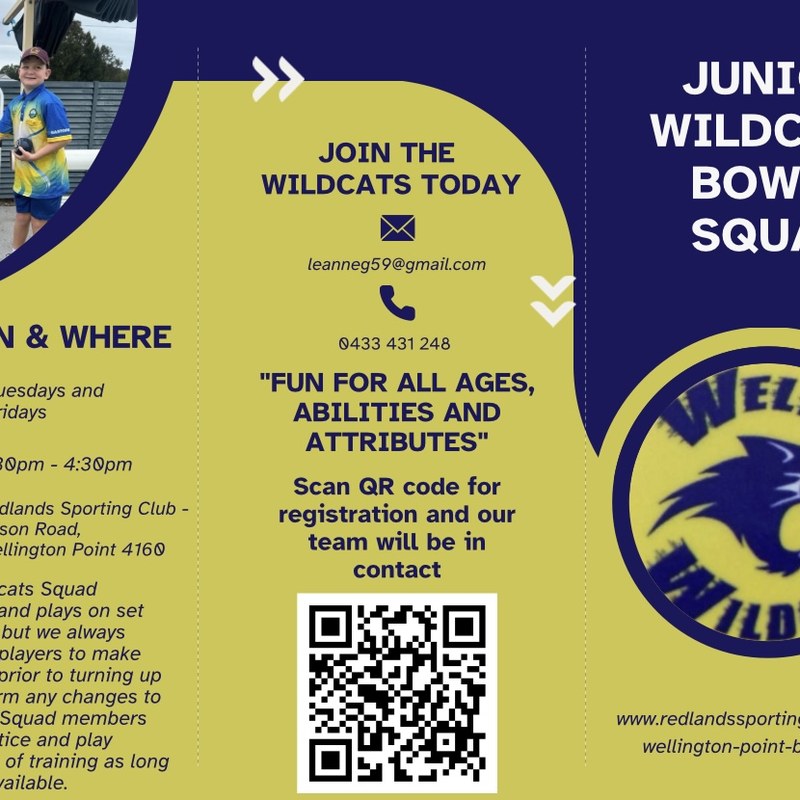 Junior Wello Wildcats Lawn Bowls