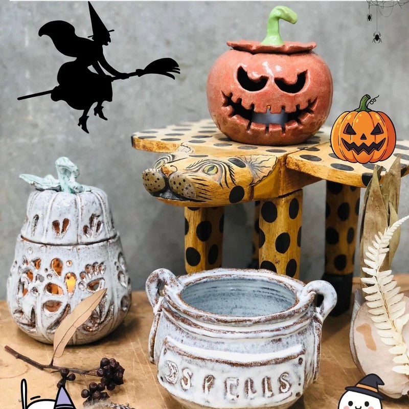 Halloween Vessels Pottery Workshop